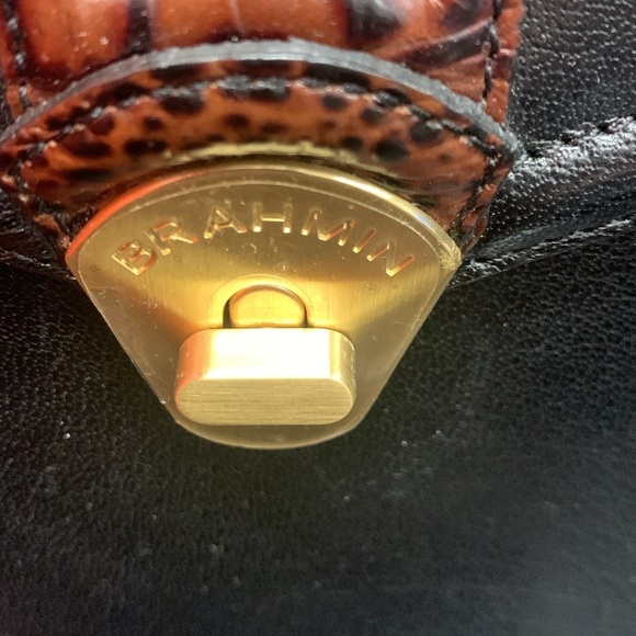 NWT Brahmin Vintage Olivia Rose Black Lady Tuscan & EUC coordinated wallet - Picture 4 of 14